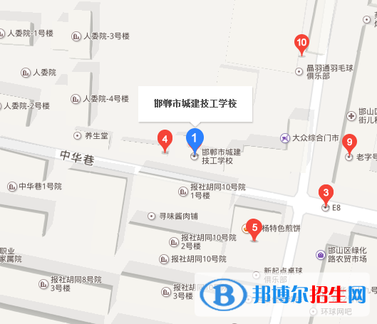 邯鄲城建技工學校地址在哪里
