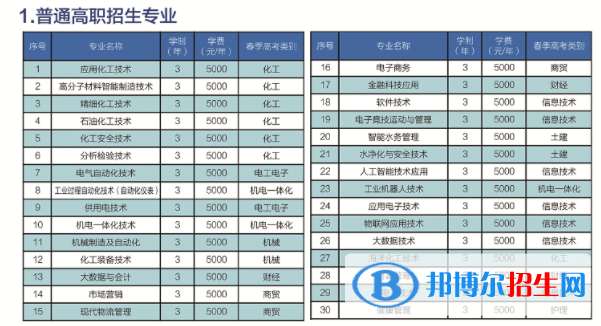 山東化工職業(yè)學院是公辦還是民辦大學？（附各專業(yè)學費收費標準）