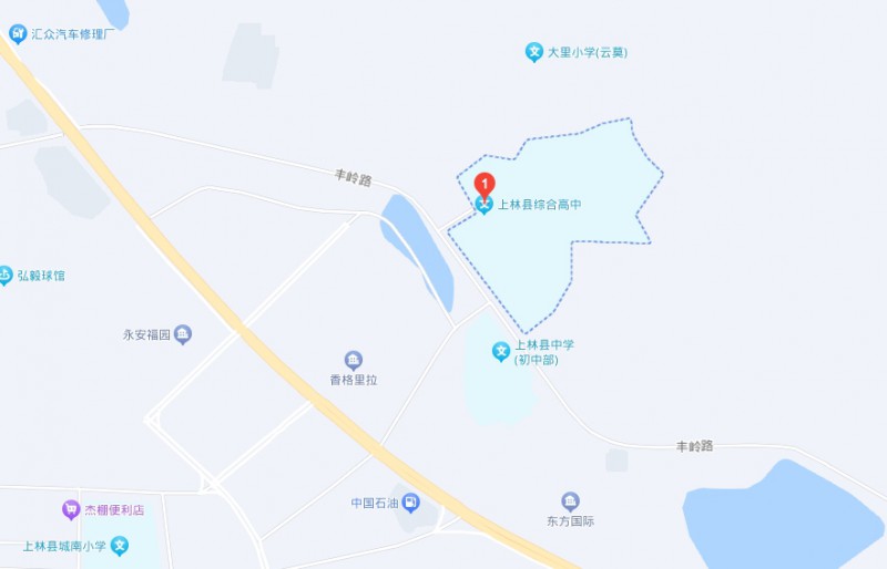 上林縣職業(yè)技術(shù)學(xué)校地址，乘車路線