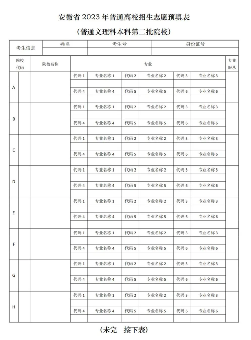高考志愿表是什么樣的 附填報(bào)流程（2024參考）