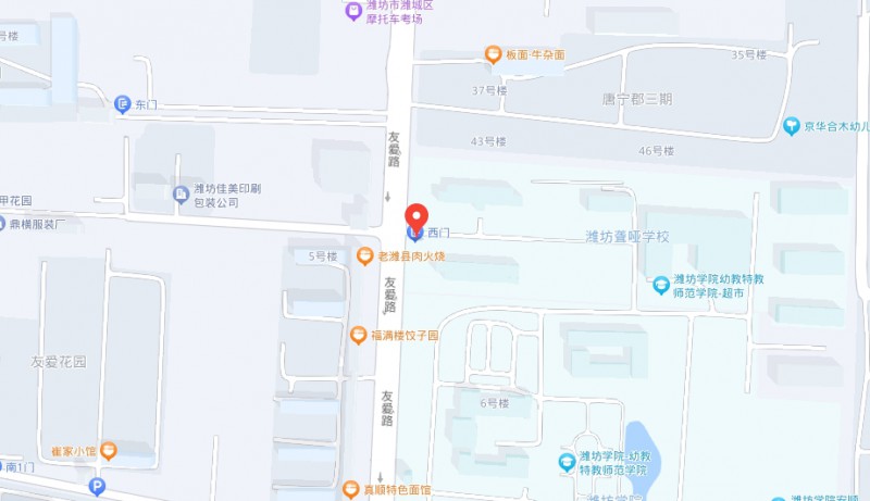 濰坊市自強(qiáng)職業(yè)中等專業(yè)學(xué)校地址，乘車路線