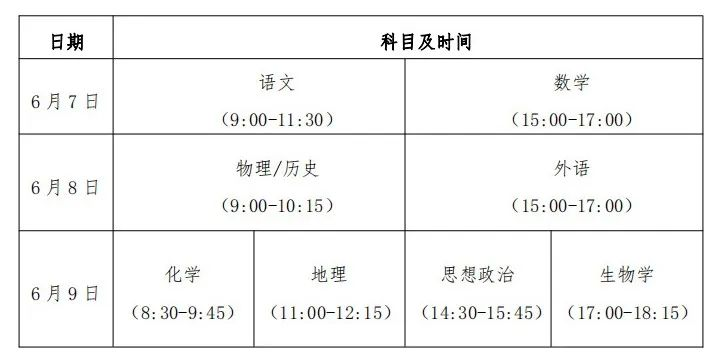 2024年貴州高考幾天？今年高考具體哪幾天考試？附科目時(shí)間安排