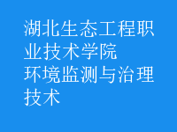 環(huán)境監(jiān)測(cè)與治理技術(shù)