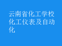 化工儀表及自動化